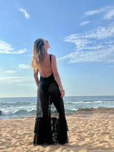 Cargar imagen en el visor de la galería, PAREO OLANES MON AMOUR BLACK