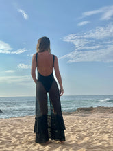 Cargar imagen en el visor de la galería, PAREO OLANES MON AMOUR BLACK