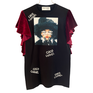 Coco velvet T-shirt