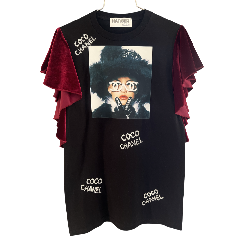 Coco velvet T-shirt