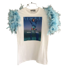Cargar imagen en el visor de la galería, T-shirt blue feathers
