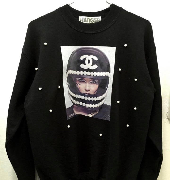 SUDADERA CHANEL PERLAS