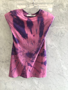 T-shirt hombrera tie dye