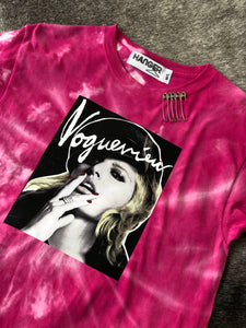 T-SHIRT PINK TIE DYE
