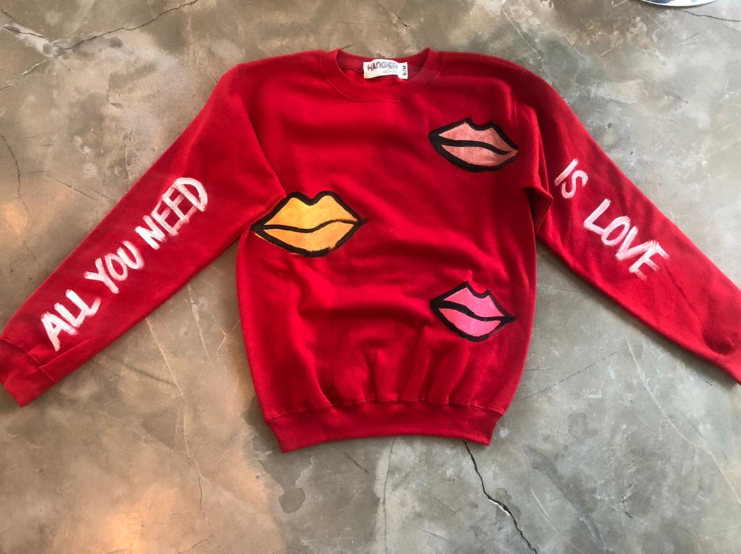 SUDADERA LIPS