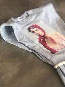T-shirt hombreras con estampado