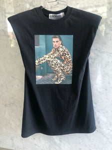 T-shirt hombrera