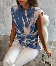 Cargar imagen en el visor de la galería, T-shirt Hombrera Tie Dye
